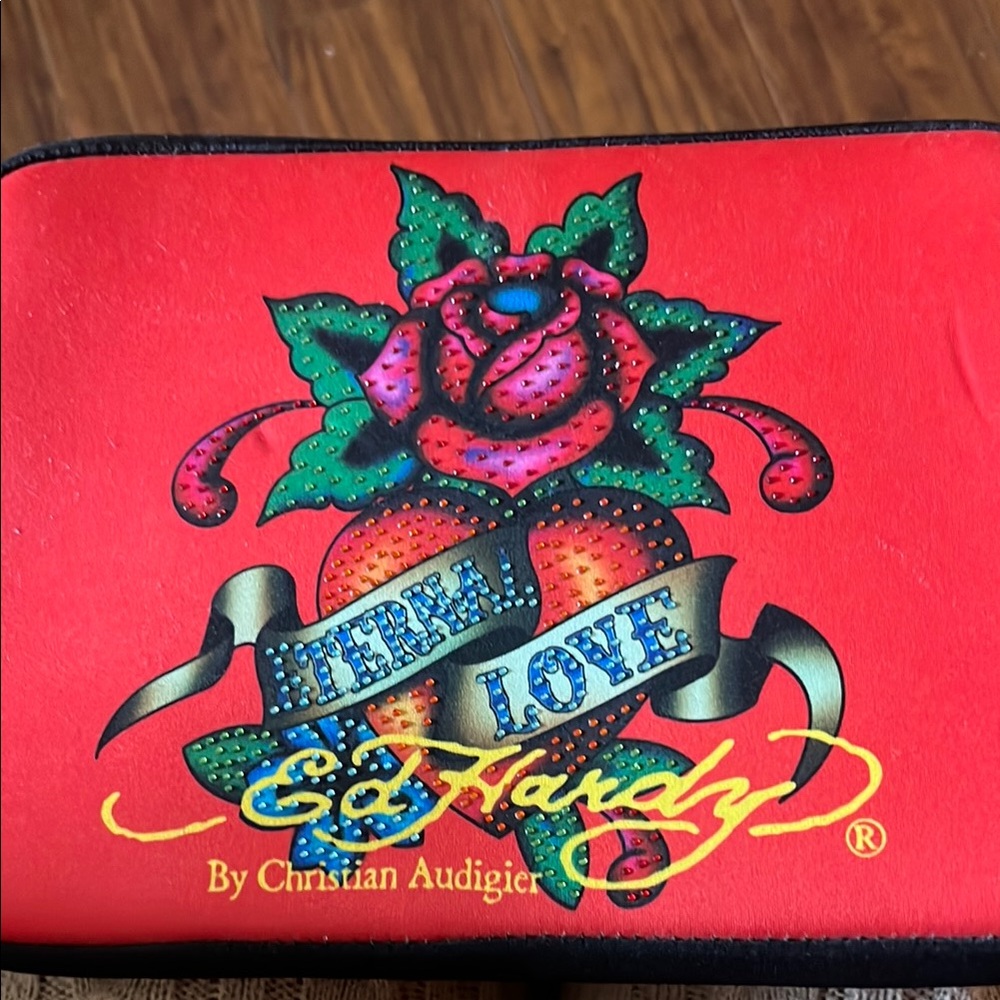 Ed Hardy Red Love Tattoo iPad Case